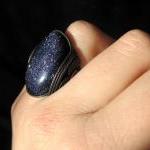 Blue Goldstone Ring, Sky of..