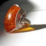 Honey Pot Amberlite Ring, H..