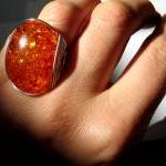 Honey Pot Amberlite Ring, H..